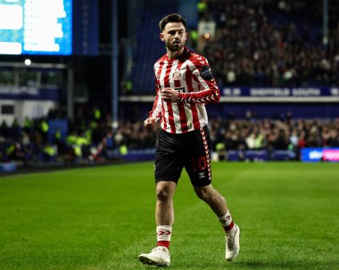 Sunderland takımından Patrick Roberts 28 Şubat 2025 'te Sheffield Wednesday-Sunderland maçında Hillsborough, Sheffield, İngiltere' de karşı karşıya geldi.