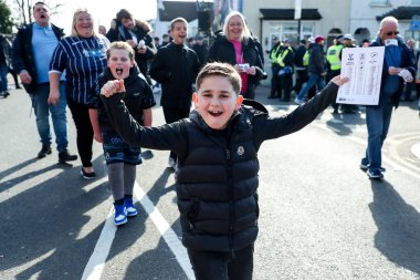 Taraftarlar Selhurst Park 'a, 1 Mart 2025 tarihinde İngiltere' nin başkenti Londra 'daki Selhurst Park' ta oynanan 5.
