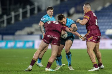 Hull FC 'den Jordan Lane, Betfred Süper Lig 3. raundunda Fenton Rogers- Huddersfield Giants - Hull FC - John Smith Stadyumu, Huddersfield, Birleşik Krallık, 28 Şubat 2025