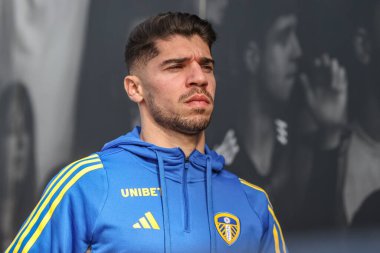 Leeds United 'dan Malikane Solomon, 1 Mart 2025' te Leeds, İngiltere 'deki Elland Road' da Leeds United ile West Bromwich Albion arasındaki Sky Bet Şampiyonası maçına geldi.