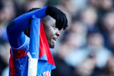 Kristal Saray 'dan Eberechi Eze, 1 Mart 2025' te İngiltere 'nin Selhurst Park kentinde oynanan 5.