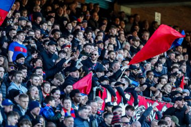 Crystal Palace taraftarları 1 Mart 2025 tarihinde İngiltere 'nin başkenti Londra' daki Selhurst Park 'ta oynanan 5.