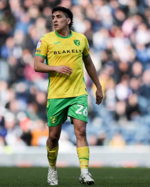 Norwich City 'den Marcelino Nez Gökyüzü İddia Şampiyonası' nda Blackburn Rovers Norwich City 'ye karşı 1 Mart 2025' te Ewood Park, Blackburn, İngiltere