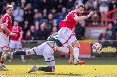 Wrexham AFC 'den Jay Rodriguez, 1 Mart 2025' te SToK Cae Ras, Wrexham 'da oynanan Wrexham-Bolton Wanderers maçında gol attı.