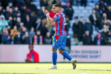 Crystal Palace 'dan Daniel Munoz, 1 Mart 2025 tarihinde İngiltere' nin başkenti Londra 'daki Selhurst Park' ta oynanan 5.