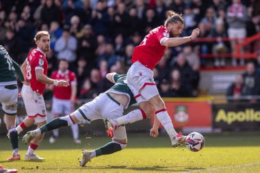 Wrexham AFC 'den Jay Rodriguez, 1 Mart 2025' te SToK Cae Ras, Wrexham 'da oynanan Wrexham-Bolton Wanderers maçında gol attı.