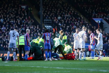 Kristal Saray 'dan Jean-Philippe Mateta, 1 Mart 2025' te İngiltere 'nin Selhurst Park kentinde oynanan 5.