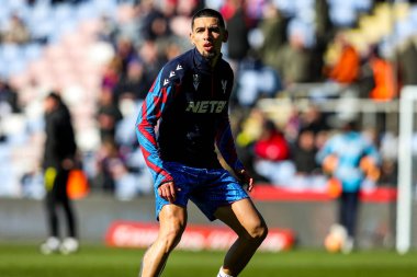 Kristal Saray 'dan Daniel Munoz, 1 Mart 2025 tarihinde İngiltere' nin başkenti Londra 'daki Selhurst Park' ta oynanan 5.