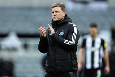 Newcastle United takımının teknik direktörü Eddie Howe, 2 Mart 2025 tarihinde Birleşik Krallık 'ın Newcastle kentindeki St. James' s Park 'ta oynanan 5.