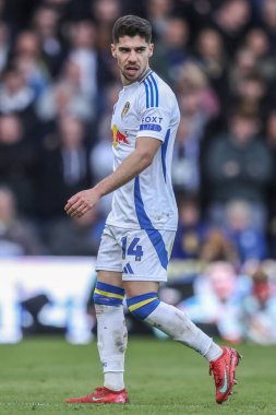 Leeds United takımından Malikane Solomon, Leeds Road, İngiltere 'de 1 Mart 202' de Leeds United ve West Bromwich Albion maçında...