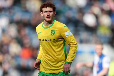 Norwich City takımından Josh Sargent Blackburn Rovers 'a karşı Norwich City maçında 1 Mart 202' de Ewood Park, Blackburn 'de