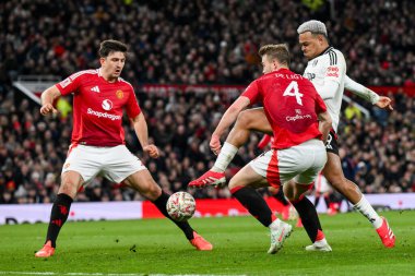 Fulham 'dan Rodrigo Muniz, 2 Mart 2025 tarihinde Birleşik Krallık' ın Old Trafford kentinde oynanan 5.