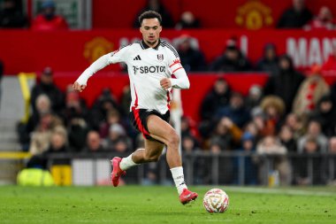 Fulham 'dan Antonee Robinson, 2 Mart 2025 tarihinde Old Trafford, Manchester, Birleşik Krallık' ta oynanan 5.