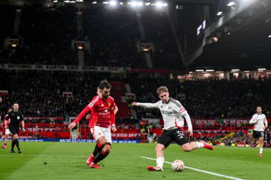 Fulham 'dan Emile Smith Rowe, 2 Mart 2025 tarihinde Birleşik Krallık' ın Old Trafford kentinde oynanan 5.