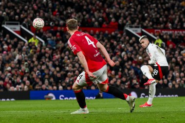 Fulham 'dan Andreas Pereira, 2 Mart 2025 tarihinde Birleşik Krallık' ın Old Trafford kentinde oynanan 5.