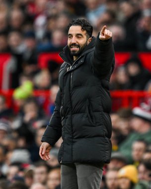 Manchester United takımının Ruben Amorim teknik direktörü, 2 Mart 2025 tarihinde Birleşik Krallık 'ın Old Trafford kentinde oynanan 5.