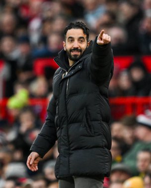Manchester United takımının Ruben Amorim teknik direktörü, 2 Mart 2025 tarihinde Birleşik Krallık 'ın Old Trafford kentinde oynanan 5.
