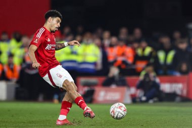 Nottingham Ormanı 'ndan Morgan Gibbs-White, 3 Mart 2025' te Nottingham City Ground, Nottingham, İngiltere 'de oynanan 5.