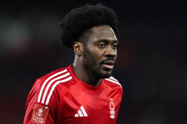 Nottingham Ormanı 'ndan Ola Aina, Birleşik Krallık' ın Nottingham şehrinde oynanan 5. tur karşılaşmasında Nottingham Ormanı, Ipswich Town 'a karşı.