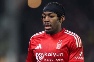 Nottingham Ormanı 'ndan Anthony Elanga, Birleşik Krallık' ın Nottingham şehrinde oynanan 5. tur karşılaşmasında Nottingham Forest, Ipswich Town 'a karşı.