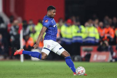 Ipswich Town 'dan Ben Johnson, 3 Mart 2025 tarihinde Nottingham City Ground, Nottingham, İngiltere' de oynanan 5.