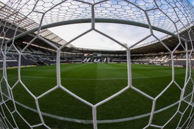 4 Mart 2025 'te MKM Stadyumu' nda Hull City - Plymouth Argyle maçında MKM Stadyumu 'nun genel görüntüsü.