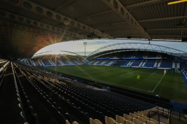 John Smiths Stadyumu 'nun John Smith Stadyumu' nun John Smith Stadyumu 'nda oynanan Huddersfield Town - Wrexham maçı öncesinde 4 Mart 2025