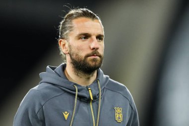 Wrexham 'dan Jay Rodriguez, 4 Mart 2025' te İngiltere 'nin Huddersfield Stadyumu' nda oynanan Huddersfield Town-Wrexham maçı öncesinde stadyuma geldi.