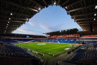 Cardiff City Stadyumu 'nun genel görünümü, Cardiff City Stadyumu' nda Cardiff City ile Burnley arasındaki Sky Bet Şampiyonası maçı öncesinde, 4 Mart 2025