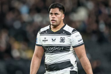 Hull FC 'den Herman Eseese 4. Betfred Süper Lig karşılaşmasında Hull FC, Leigh Leopards' a karşı MKM Stadyumu, Hull, İngiltere, 6 Mart 2025