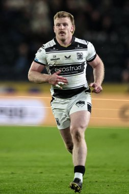 Hull FC 'den Brad Fash 4. Betfred Süper Lig karşılaşmasında Hull FC, Leigh Leopards' a karşı MKM Stadyumu, Hull, Birleşik Krallık 'ta 6 Mart 2025