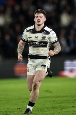 Hull FC 'den Amir Bourouh Betfred Süper Lig 4. Raundunda Hull FC, Leigh Leopards' a karşı MKM Stadyumu, Hull, Birleşik Krallık 'ta 6 Mart 2025