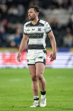Hull FC 'den Jordan Rapana, Betfred Süper Lig 4. Raundunda Hull FC, Leigh Leopards' a karşı MKM Stadyumu, Hull, Birleşik Krallık 'ta 6 Mart 2025