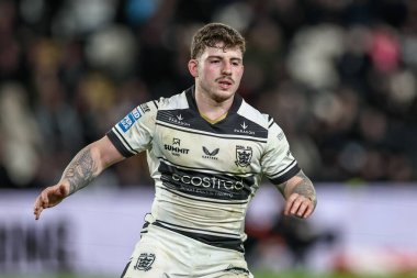 Hull FC 'den Amir Bourouh Betfred Süper Lig 4. Raundunda Hull FC, Leigh Leopards' a karşı MKM Stadyumu, Hull, Birleşik Krallık 'ta 6 Mart 2025