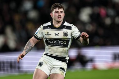 Hull FC 'den Amir Bourouh Betfred Süper Lig 4. Raundunda Hull FC, Leigh Leopards' a karşı MKM Stadyumu, Hull, Birleşik Krallık 'ta 6 Mart 2025