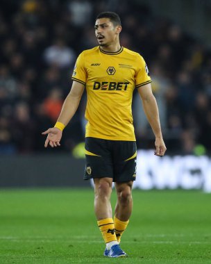 Wolverhampton Wanderers 'dan Andr Premier League maçı sırasında Wolverhampton Wanderers Everton' a karşı Molineux, Wolverhampton, İngiltere, 8 Mart 2025