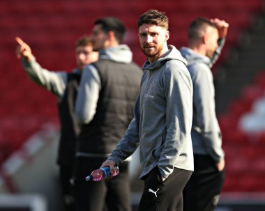 Blackpool F.C. 'den James Koca. Sky Bet Ligi 1 maçından önce Barnsley, Blackpool 'a karşı Oakwell, Barnsley, İngiltere, 8 Mart 2025