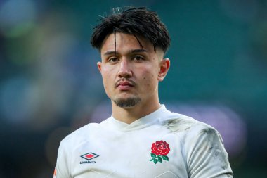 Marcus Smith, 2025 Guinness 6 Milletler müsabakası sırasında İngiltere 'ye karşı Allianz Stadyumu, Twickenham, İngiltere, 9 Mart 2025