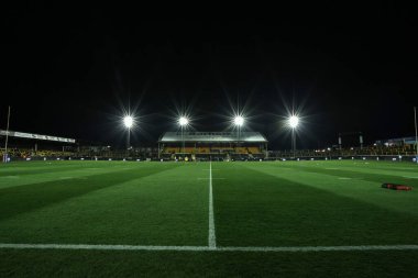 Betfred Süper Lig 4. Raundunda The Mend-A-Hose Jungle, Castleford, Birleşik Krallık 'ta Castleford Tigers - Salford Red Devils maçının genel görünümü