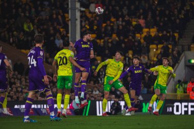 Norwich City 'den Anis Slimane, Oxford United' dan Hidde ter Avest Sky Bet Şampiyonası maçı sırasında Norwich City, Oxford United 'a karşı Carrow Road, Norwich, İngiltere, 7 Mart 2025