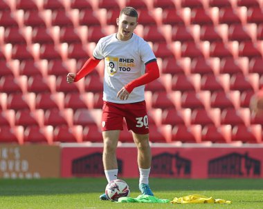 Barnsley FC 'den Jonathan Bland. Sky Bet Ligi 1 maçından önce Barnsley, Blackpool 'a karşı Oakwell, Barnsley, İngiltere, 8 Mart 2025