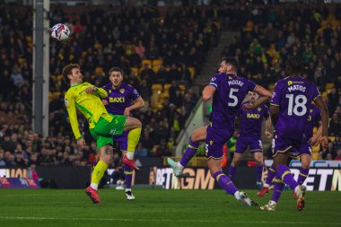 Norwich City 'den Josh Sargent, Norwich City - Oxford United maçında Norwich City - Carrow Road, Norwich, İngiltere, 7 Mart 2025