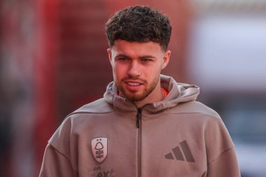 Nottingham Ormanı 'ndan Neco Williams Premier League maçı sırasında Nottingham Forest Manchester City' ye karşı 8 Mart 2025 'te İngiltere' nin Nottingham şehrinde geldi.