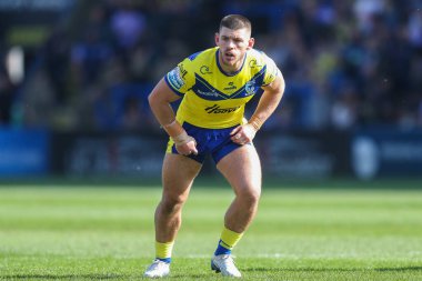 Warrington Wolves 'dan Danny Walker Betfred Süper Lig 4. Raundunda Warrington Wolves, Wakefield Trinity' ye karşı Halliwell Jones Stadyumu, Warrington, İngiltere, 9 Mart 2025