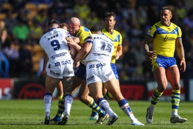 Warrington Wolves 'tan James Harrison, 9 Mart 2025' te Warrington, İngiltere 'deki Halliwell Jones Stadyumu' nda oynanan Warrington Wolves vs vs Wakefield Trinity maçında yenilmiştir.
