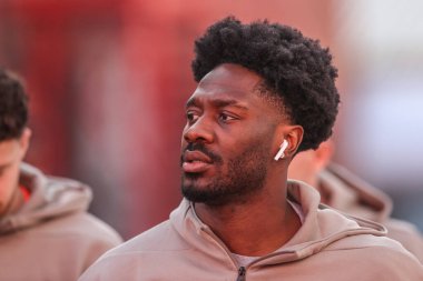 Nottingham Ormanı 'ndan Ola Aina Premier Lig maçı sırasında Nottingham Forest Manchester City' ye karşı 8 Mart 2025 'te İngiltere' nin Nottingham şehrinde geldi.