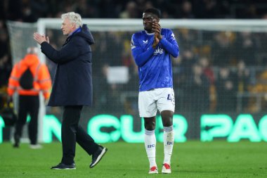 Everton 'dan Tim Iroegbunam, Premier League maçının ardından Wolverhampton Wanderers Everton' a karşı Molineux, Wolverhampton, Birleşik Krallık 'ta 8 Mart 2025' te oynanan