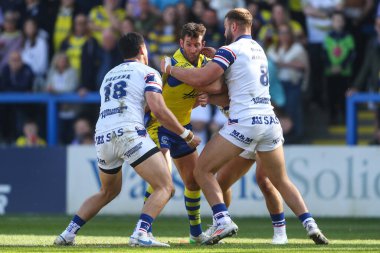 Warrington Wolves 'tan Stefan Ratchford, 9 Mart 2025' te Warrington, İngiltere 'deki Halliwell Jones Stadyumu' nda oynanan Warrington Wolves vs Wakefield Trinity maçında yenilmiştir.