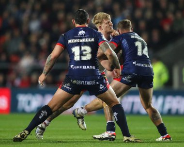 St. Helens 'ten George Delaney, 7 Mart 202' de St Helens vs Hull KR 'a karşı oynanan Betfred Süper Lig 4. Maçı' nda elendi.