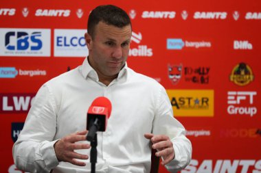 Willie Peters Hull KR 'ın baş antrenörü Betfred Süper Lig 4. raundda St Helens-Hull KR maçının ardından 7 Mart 2025' te St Wicked Stadyumu, St Helens, İngiltere